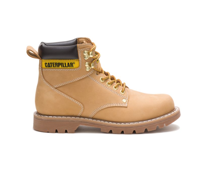 Bota caterpillar marrom clearance