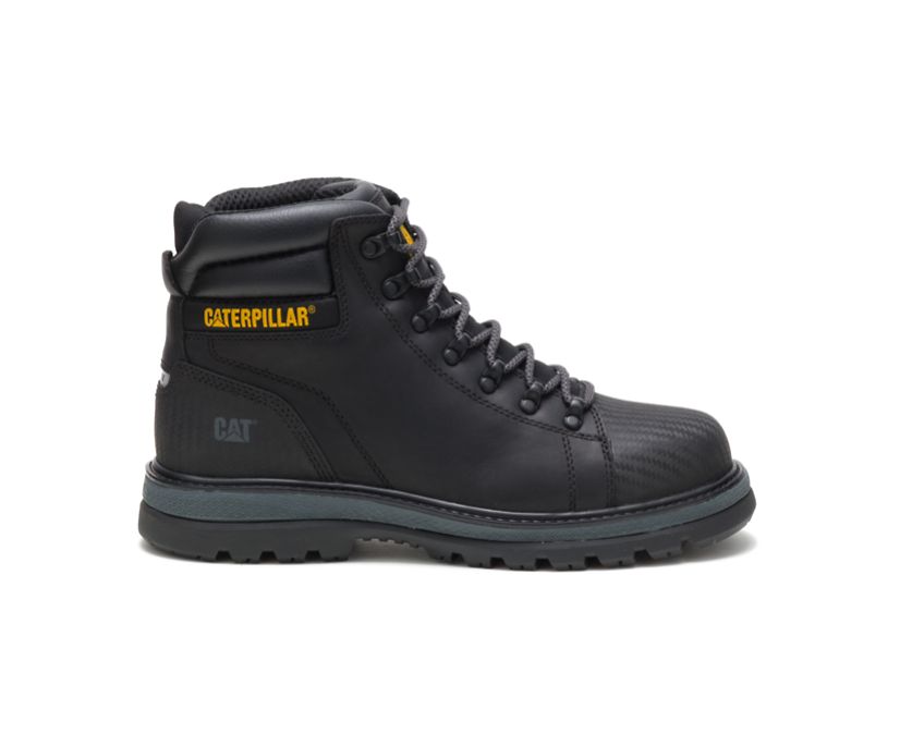 Botas De Segurança Caterpillar Barato - Caterpillar Foxfield Steel Toe Pretas - Botas Masculino